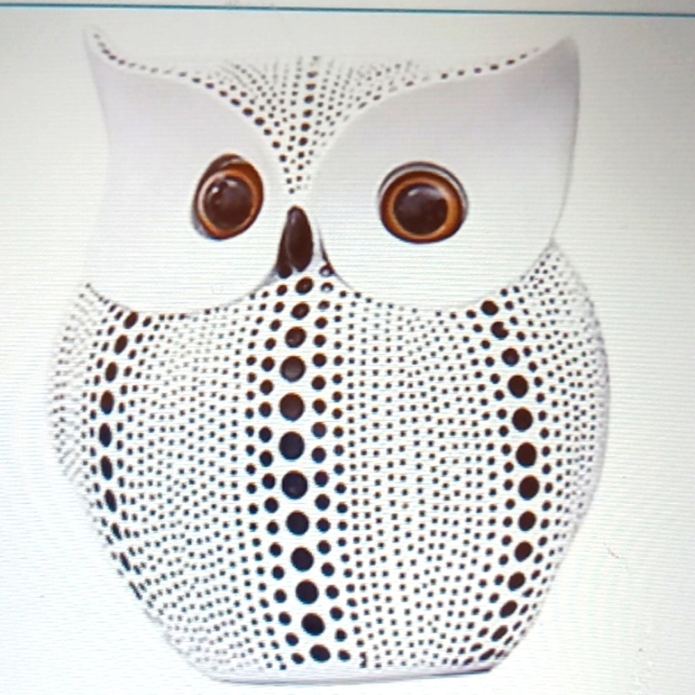 Beautiful decorative White Owl figurine. NWT!